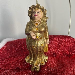 Vintage December Diamonds Topaz Lady Ornament